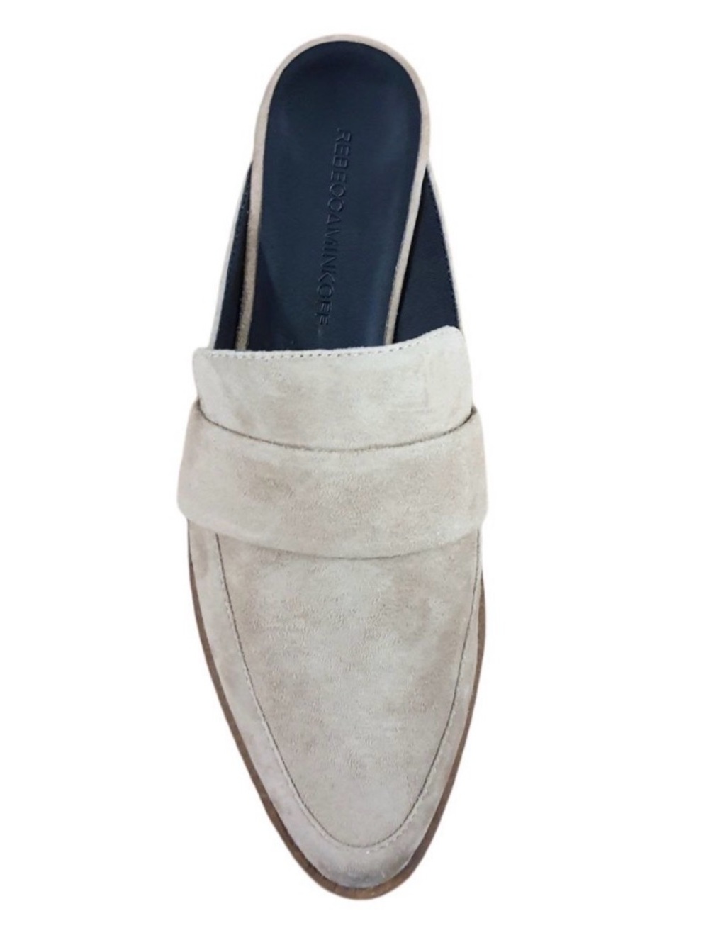 Rebecca Minkoff Women’s Taupe Kid Suede Mika Slip on Loafers Sz 7